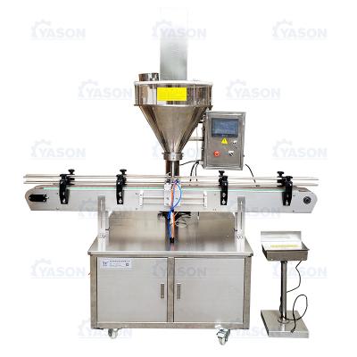 Full automatic linear powder and small particle filling machine