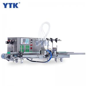 YTK Diaphragm Pump Automatic Liquid Soap Hand Sanitizer Bottle Olive Oil Filling Machine Pneumatic 4 Nozzles