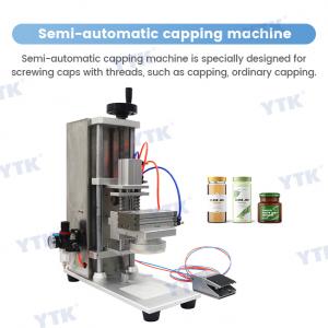 DDX450D Pneumatic Semi Automatic Glass Bottle Capping Machine