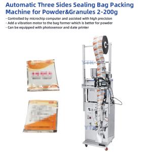 BP200T Automatic Three Sides Filling And Sealing Powder Granule Bag Packing Machine