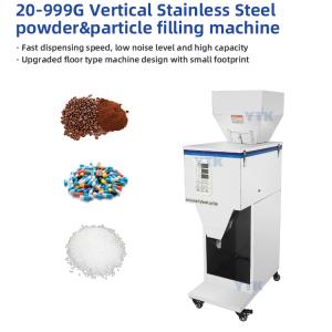 W999 Desktop Big Quantitation Powder Granules 10-999g Filling Machine With Foot Pedal